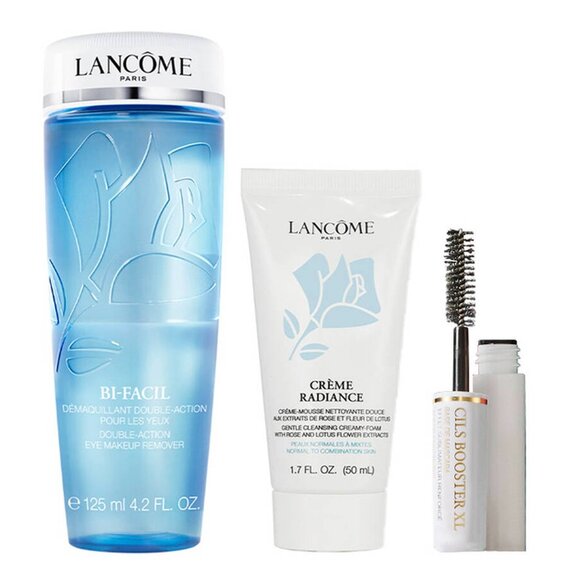 Lancôme 3-Piece Skincare & Makeup Set: Bi-Facil, Crème Radiance & Cils Booster - Picture 1 of 4